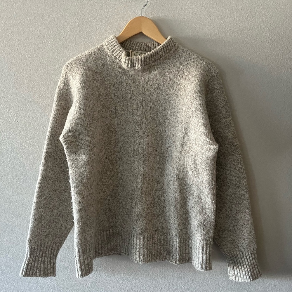 SOLD. Vintage LL Bean Wool Blend Sweater Large